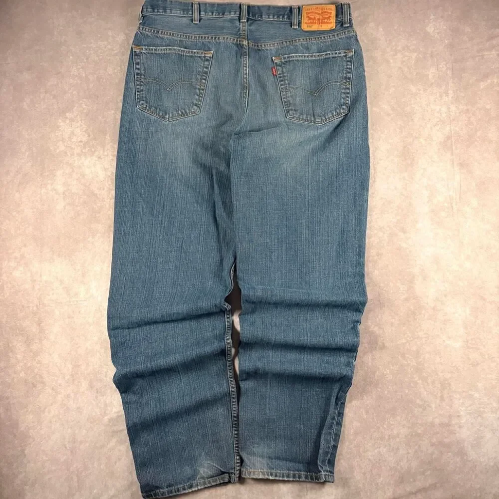 levis 550 loose fit blue jeans